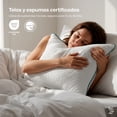 thumbnail image 3 of Almohada Dreamlab Cloud Pillow Altura Ajustable con Memory Foam y Microfibras Firmeza Media Hipoalergénica Tamaño Estándar, 3 of 10