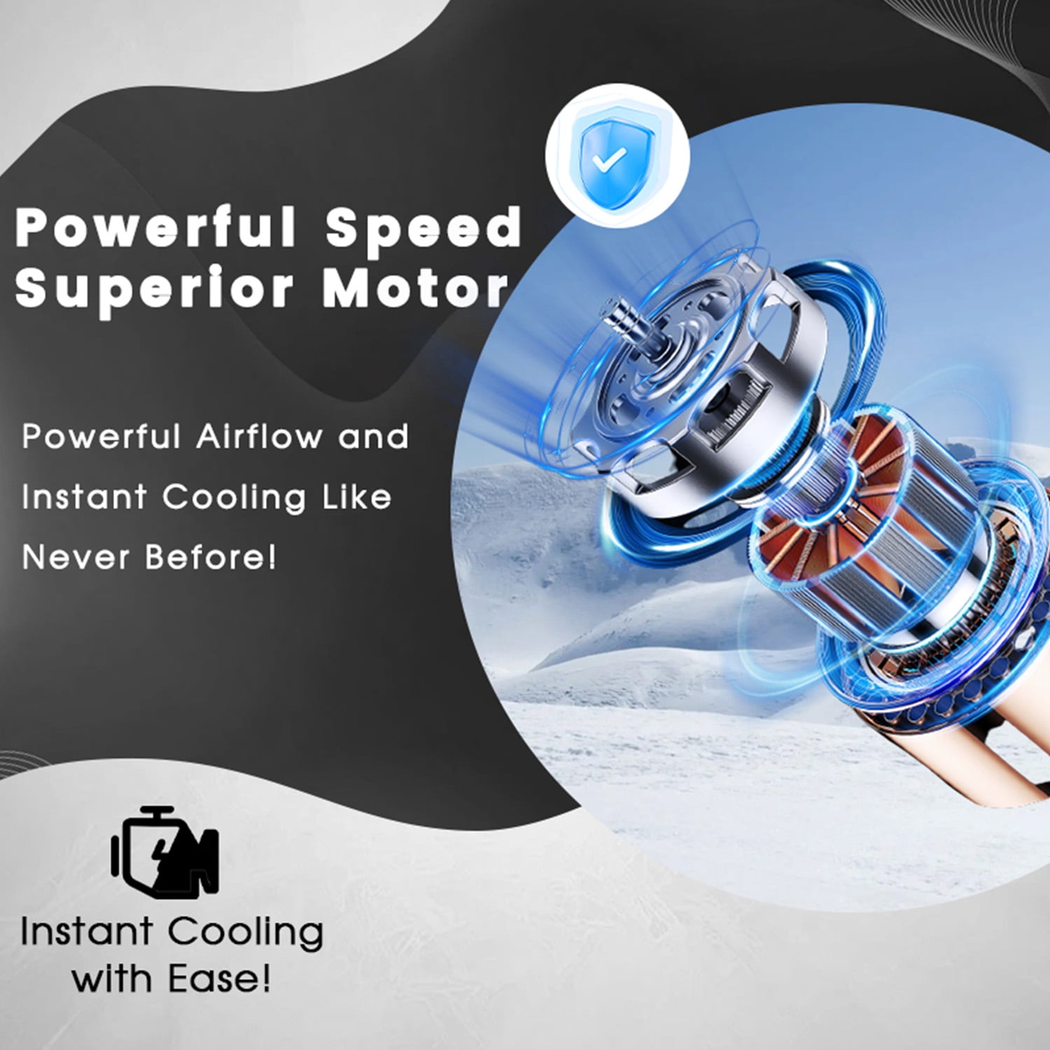 24in Wall Mount Fan, 3-Speed Industrial Wall Fan up to 8000CFM, 120°Oscillating High Airflow Cooling Fan for Garage,Home,Warehouse, Indoor/Outdoor Use, Black