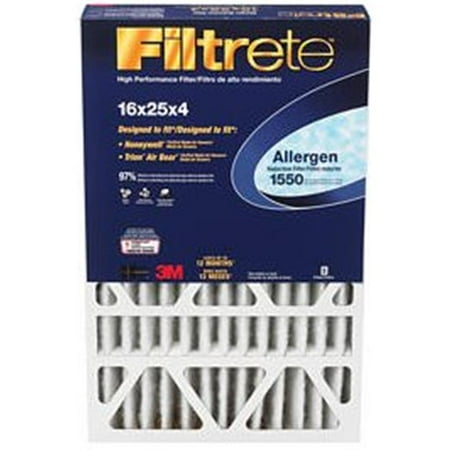 

Filters-NOW 16x25x4 - 15.94x24.63x4.31 Filtrete Allergen Reduction Filter Pack of - 2