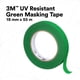 thumbnail image 2 of Cinta adhesiva 3M resistente a los rayos UV, verde, 18 mm x 55 m, para interiores y exteriores, 2 of 8