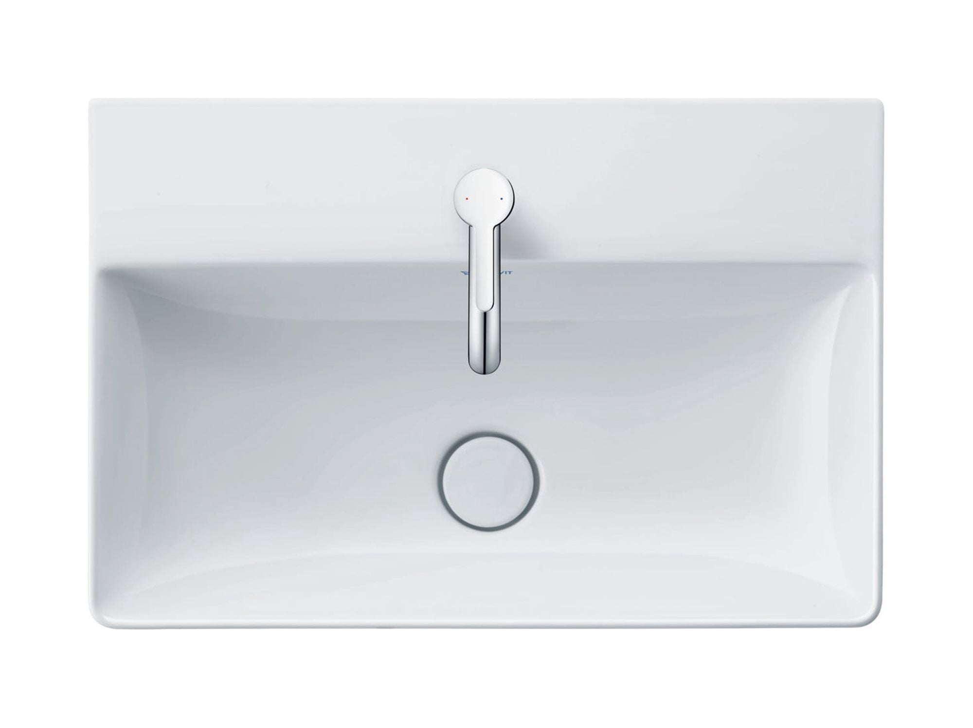 Duravit 0732450041 450 x 350 mm Durasquare Handrinse Bathroom Sink - White