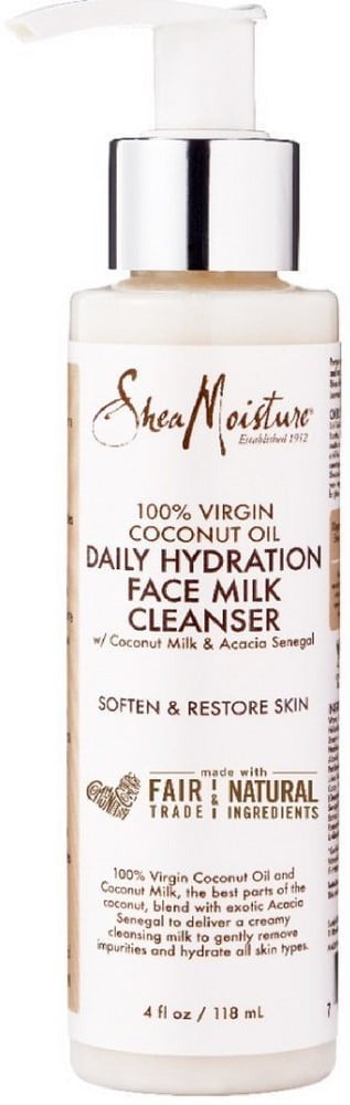 shea moisture face milk cleanser