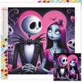 thumbnail image 1 of 5D DIY Con Cuentas Cuadradas Completa Jack Y Sally Del Arte 35x35cm, 1 of 9