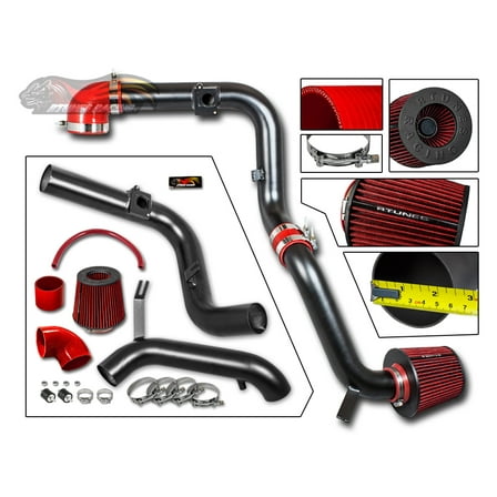 Rtunes Racing Black Cold Air Intake for 00-04 Ford Focus 2.0L