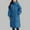Blue, variant on Coats for Women Plus Size Lengthen Women Long Quilted Coat Maxi Length Long Sleeve Puffer Jacket Solid Hooded Padded Coats Thick Warm Winter Outerwear