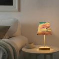 thumbnail image 6 of BZSMCE Table Lamp Creative Pink Reflection Pattern Simple Pattern Night Light, 6 of 8