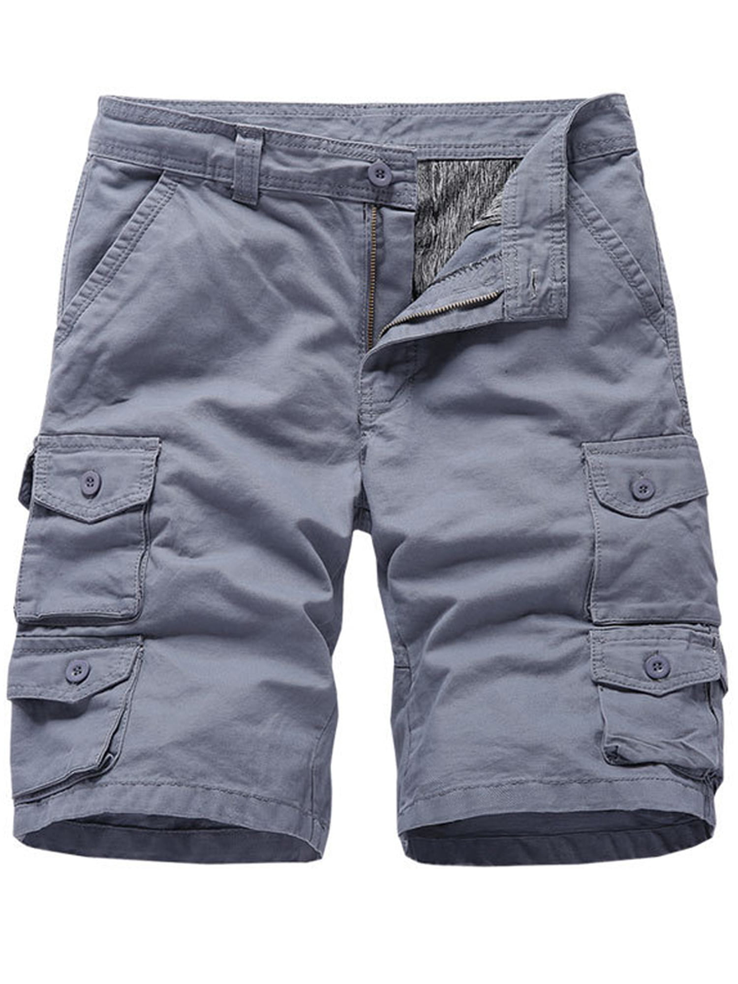 Men Military Combat Camo Cargo Shorts Pants Casual Army Half Trousers Sweatpants 
