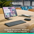 thumbnail image 6 of Logitech Keys-to-GO 2 Portable Bluetooth Tablet Keyboard with Built-in Cover, Slim & Compact Wireless Keyboard for Windows, Android, Linux, iPad, iPhone, Mac, Apple TV - Lilac, 6 of 9