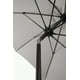 California Umbrella ALUS908117-P10 Poulie de 9 Pieds en Fibre de Verre de Résistance au Vent Marché Ouvert Pousser Inclinaison Parapluie - Bronze et Polyester-Naturel – image 3 sur 4