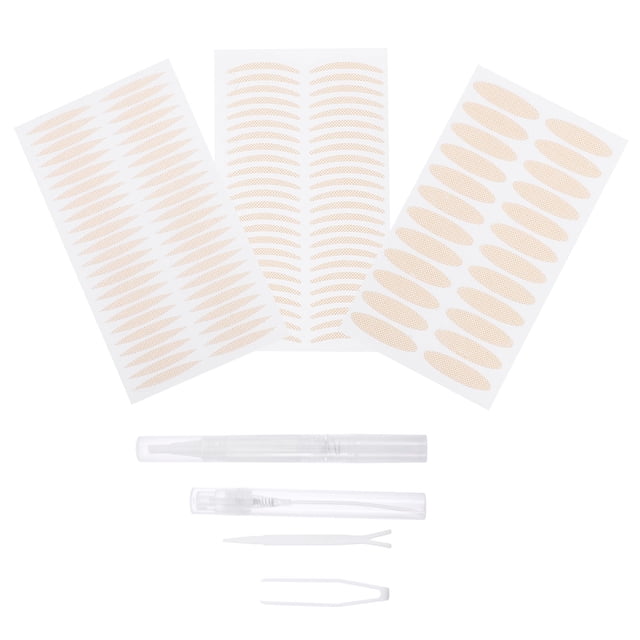 WHAMVOX Invisible Double Eyelid Tape for Female Eye Makeup PVC Black 1 Set Easy to Use Natural Look