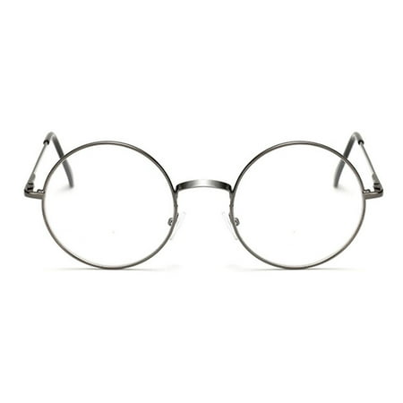 Fashion Plain Glasses Frame Round Metal Frame Optical Eyeglasses Frame ...