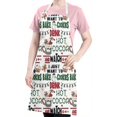 thumbnail image 5 of Multicolor Christmas Apron-Garden Aprons for Women with Pockets-Cotton Linen Waterproof Kitchen Cooking Gardening Aprons Adjustable for Kitchen,Cooking,BBQ and Salon 32"x27", 5 of 7