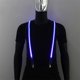 thumbnail image 4 of 2x Cinturones luces LED para hombre para despedida de Hugo Tirantes brillantes, 4 of 10