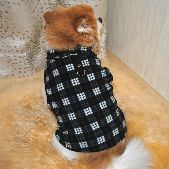 Plush Fleece Dog Vest for Small Puppies Warm Villus Winter Apparel Cozy Pet Clothing Comfortable Soft Doggy Sweater Cold Weather Wear