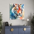 thumbnail image 6 of "Regal Strength II" Tiger Frameless Free Floating Reverse Printed Tempered Art Glass Wall Art, 6 of 9