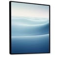 thumbnail image 2 of Designart "Sea Murmur In Blue Beach Tranquility I" Coastal Floater Framed Canvas Art Print, 2 of 5