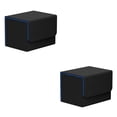 thumbnail image 4 of Vogacara Caja de almacenamiento para tarjetas comerciales, organizador portátil de PU, estuches para tarjetas coleccionables para juegos, contenedor de Type1 NO1 Vogacara CBP255151, 4 of 5