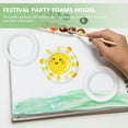 thumbnail image 2 of Eease 10pcs White Foam Circle Rings for DIY Crafts and Floral Projects, 2 of 6