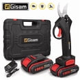 thumbnail image 2 of Gisam 198VF 30mm Cordless Electric Pruner Pruning Shears Efficient Fruit Tree Bonsai Pruning Branches Cutter Landscaping Tool,2 Battery Type 2, 2 of 7