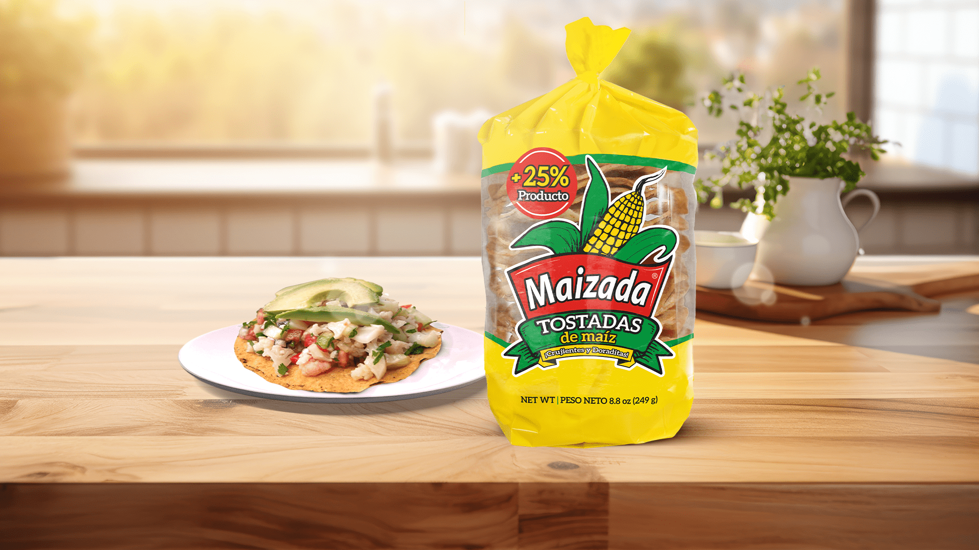 Maizada Corn Tostadas Norteñas 8.8oz&nbsp;