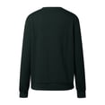 thumbnail image 5 of Ediodpoh Women's Solid Color Pullover Hoodies for Women Casual Half Zip Long Sleeve Sweatshirt for Autumn Winter Green XL, 5 of 6