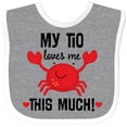 thumbnail image 3 of Inktastic My Tio Loves Me Nephew Boys or Girls Baby Bib, 3 of 4