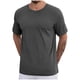thumbnail image 1 of Playeras Elvqul para Hombre Gris Algodón Playa Manga Corta de Color Sólido Cuello Redondo, 1 of 3