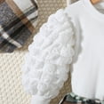 thumbnail image 6 of Okbabeha Toddler Girl Clothes Fall Baby Girls Outfits Ribbed Top Plaid Skirt 2piece Set Winter Long Sleeve Shirt Dress, 6 of 7