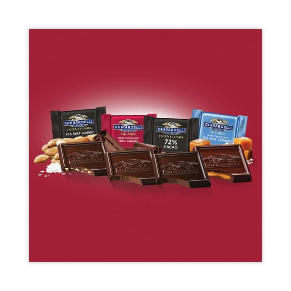 Ghirardelli Squares Premium Dark Chocolate Assortment, 14.86 oz Bag, Ships in 1-3 Business Days