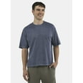 thumbnail image 2 of No Boundaries Boxy Cropped Tee, 2-Pack, Men's and Big Men's, 2 of 7