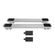 thumbnail image 1 of 2 Pack Furniture Caster Stands, Raised Base, Moving Casters for Refrigerator and Washing Machine, Silver, 1 of 4