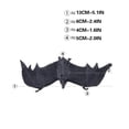 thumbnail image 4 of Juguete colgante de Halloween con forma de murciélago, animal realista, de látex, 4 of 4