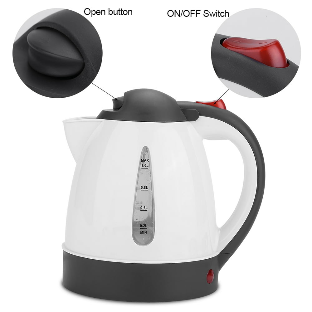 Greensen Travel Car Kettle, Car Kettle,Portable 1000ml 24V Travel Car