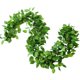 thumbnail image 2 of 173FT 24 Pcs In A Pack Simulation Radish Leaf Decoration Christmas Home Decoration Green Wall Hanging Decoration Mantel Tabletop Porch Decor, 2 of 6