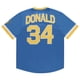 thumbnail image 2 of Jersey de béisbol Disney Donald Duck para hombre, azul, talla L, 2 of 6