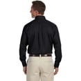 thumbnail image 4 of Mens Easy Blend Long-Sleeve Twill Shirt with Stain-Release, 4 of 5