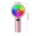 thumbnail image 3 of ChicYu Light Handheld Mini Fan Rechargeable Battery Operated Portable Fan Included Carrying Portable Mini Fan Adjustable USB Rechargeable Fans, 3 of 5