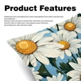 thumbnail image 2 of Daisy Velvet Throw Pillow Covers with Unique Patterns - Set of 2 Throw Pillow Inserts Included for Home Decor, 16x16, 18x18, 20x20 Inches, 2 of 6