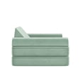 thumbnail image 6 of Pemberly Row 56" Foam Modular Kids Play Couch with 6 Sectional Sofa Pieces-Sage, 6 of 21