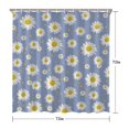 thumbnail image 5 of Waterproof Cute Boho Daisy Shower Curtain 72x72 Inch Boho Style Polyester Unique Shower Curtain for Bathroom Hotel Home Decor with 12 Plastic Hooks, 5 of 5