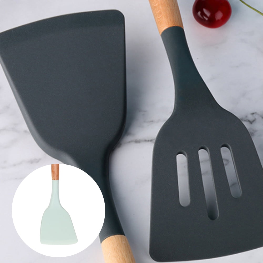 spatula, silicone & wood handle pesto - Whisk