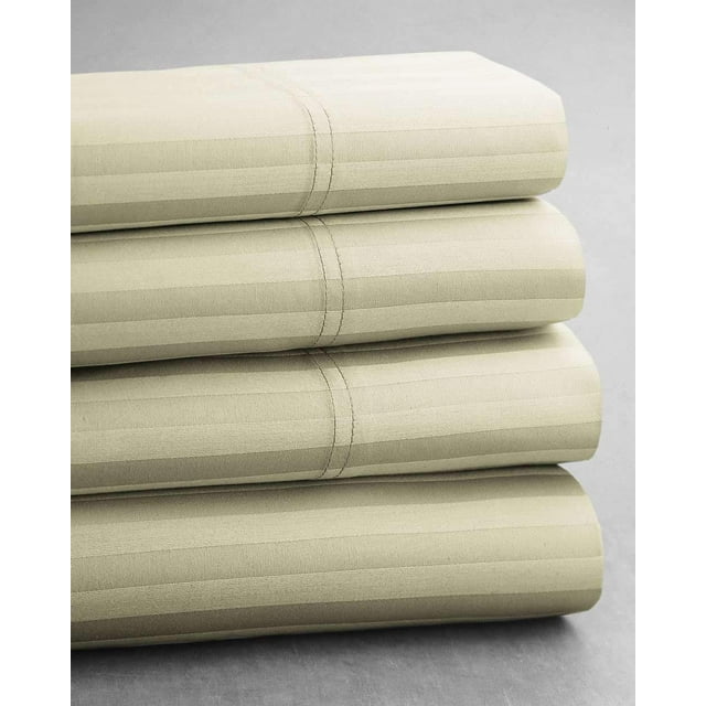 Valentino Stripe 1200 Thread Count Egyptian Cotton Sheet Set