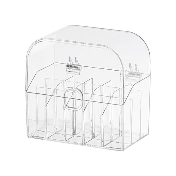 WHAMVOX Lipstick Storage Case Transparent 1Pc 5.8x3.9in