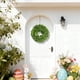 thumbnail image 4 of Flores Del Sol Flores Artificiales, 15,75 Pulgadas (40 cm) Dos Tonos Milán Vine Corona, Plantas Verdes Anillo de Flor para la Puerta de Casa Colgando Pared, 4 of 9