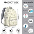 thumbnail image 6 of Pioneer Floral Pattern Backpack for School,Cute School Bag,Schoolbag with Adjustable Shoulder Straps & Padded Back,15.3"x11"x7.1"., 6 of 6