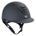thumbnail image 1 of Casco IRH IR4G de seguridad ecuestre, lavable, negro mate, grande, 1 of 2