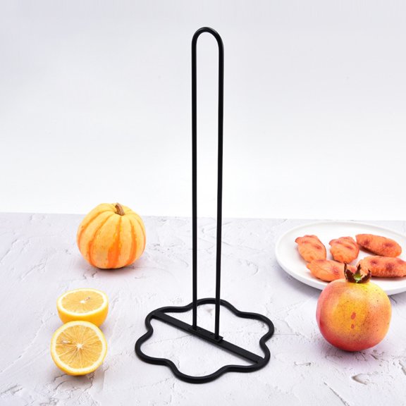 WHAMVOX Paper Towel Holder Countertop Stable Base Roll Napkin Rack Vertical Paper Towel Organizer