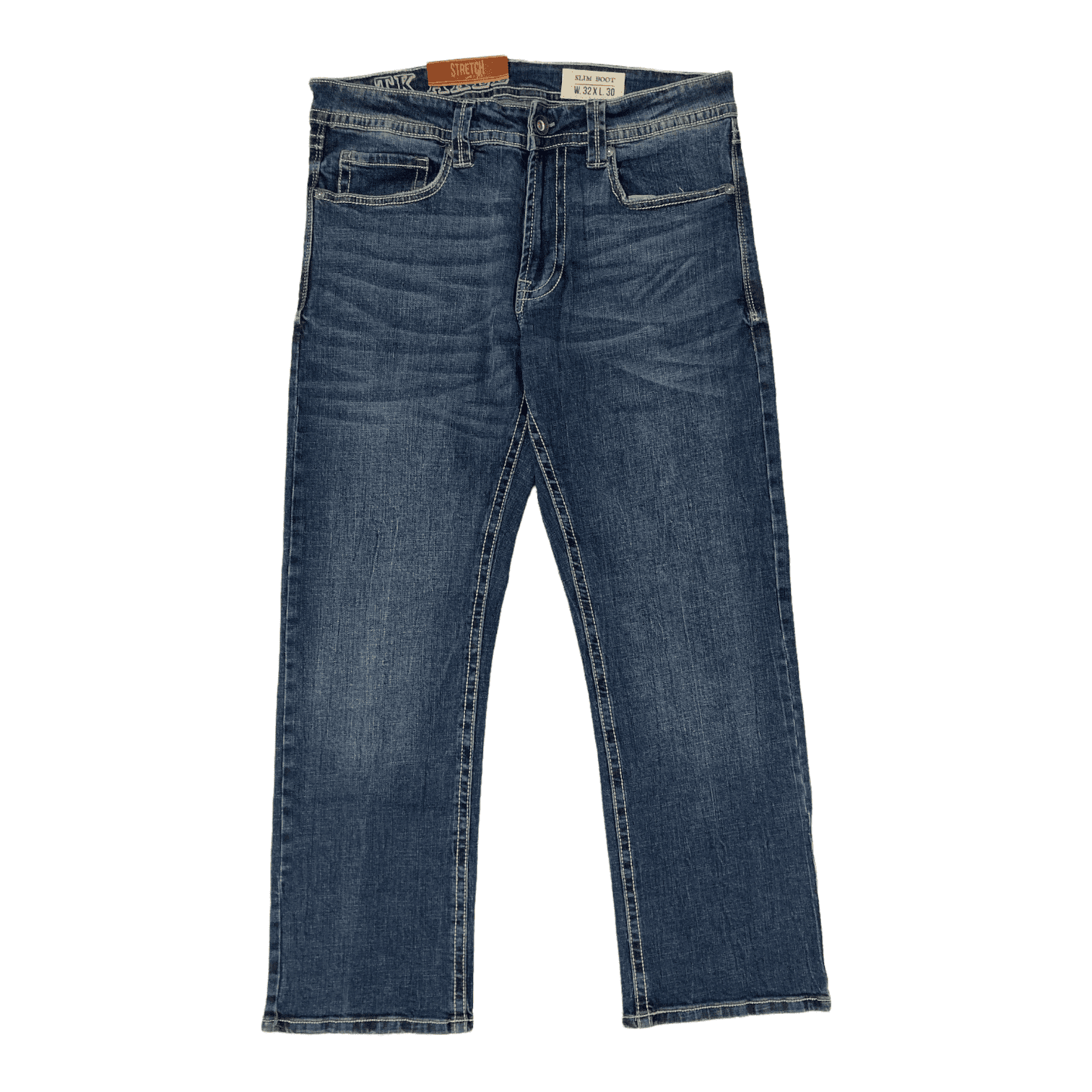 T.K. Axel Men's Slim Boot Cut Stretch Denim Jeans (Eaton, 34x30 ...