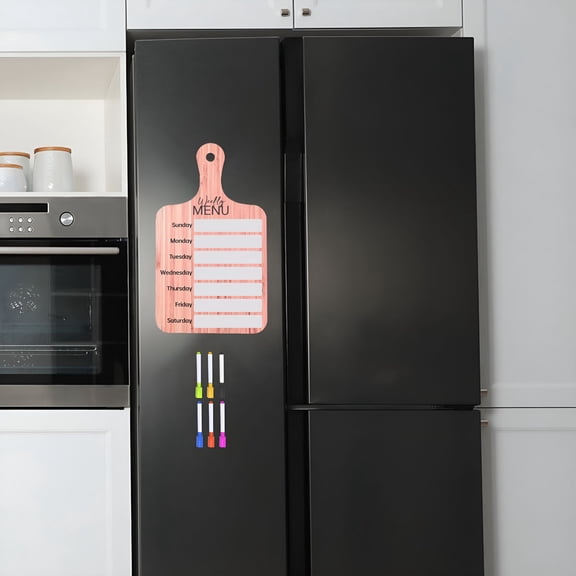 CCOCC Weekly Dinner Menu Board For Kitchen,Magnetic Meal Planner For Refrigerator,Weekly Meal Planner for Fridge Menu Planner Weekly Dry Erase Board with 6 Dry Eraser Markers