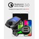 thumbnail image 3 of Bluetooth Fm Transmitter, 4 In 1 Mp3 Player Car Adapter Fm Radio Transmitter Handsfree Kit Qc3.0 Usb Car Charger, With 1.8" Color Screen, Aux Input An, 3 of 5